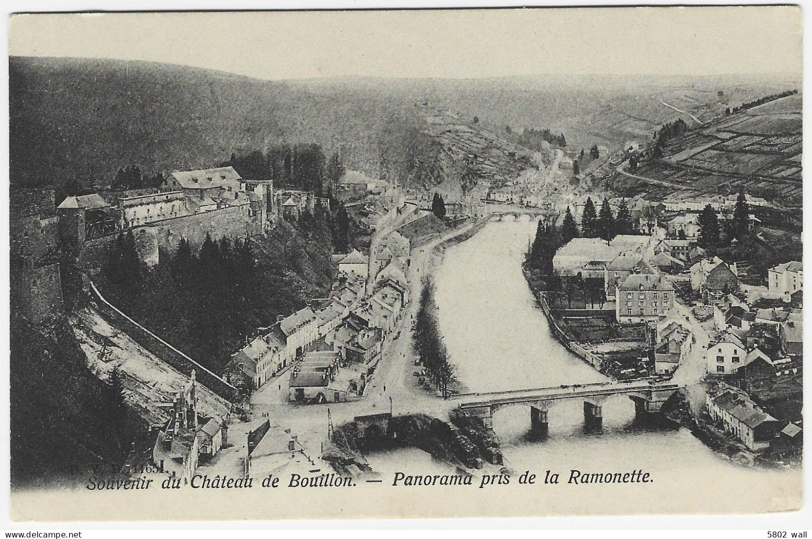 Bouillon : Panorama Pris De La Ramonette - Bouillon