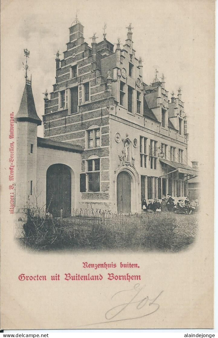 Bornem - Bornhem - Groeten Uit Buitenland Bornhem - Reuzenhuis Buiten - 1901 - Bornem
