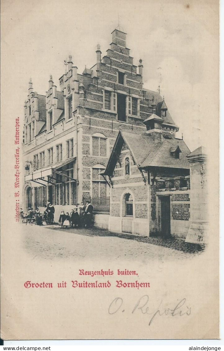 Bornem - Bornhem - Groeten Uit Buitenland Bornhem - Reuzenhuis Buiten - 1901 - Bornem