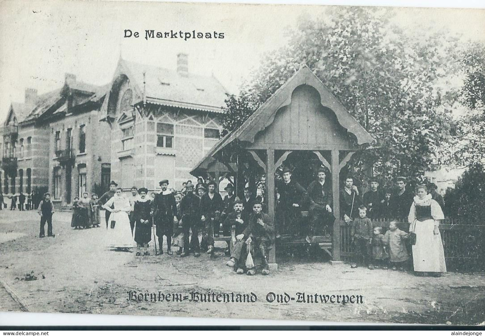 Bornem - Bornhem - Buitenland Bornhem - Oud Antwerpen - De Marktplaats - 1909 - Bornem