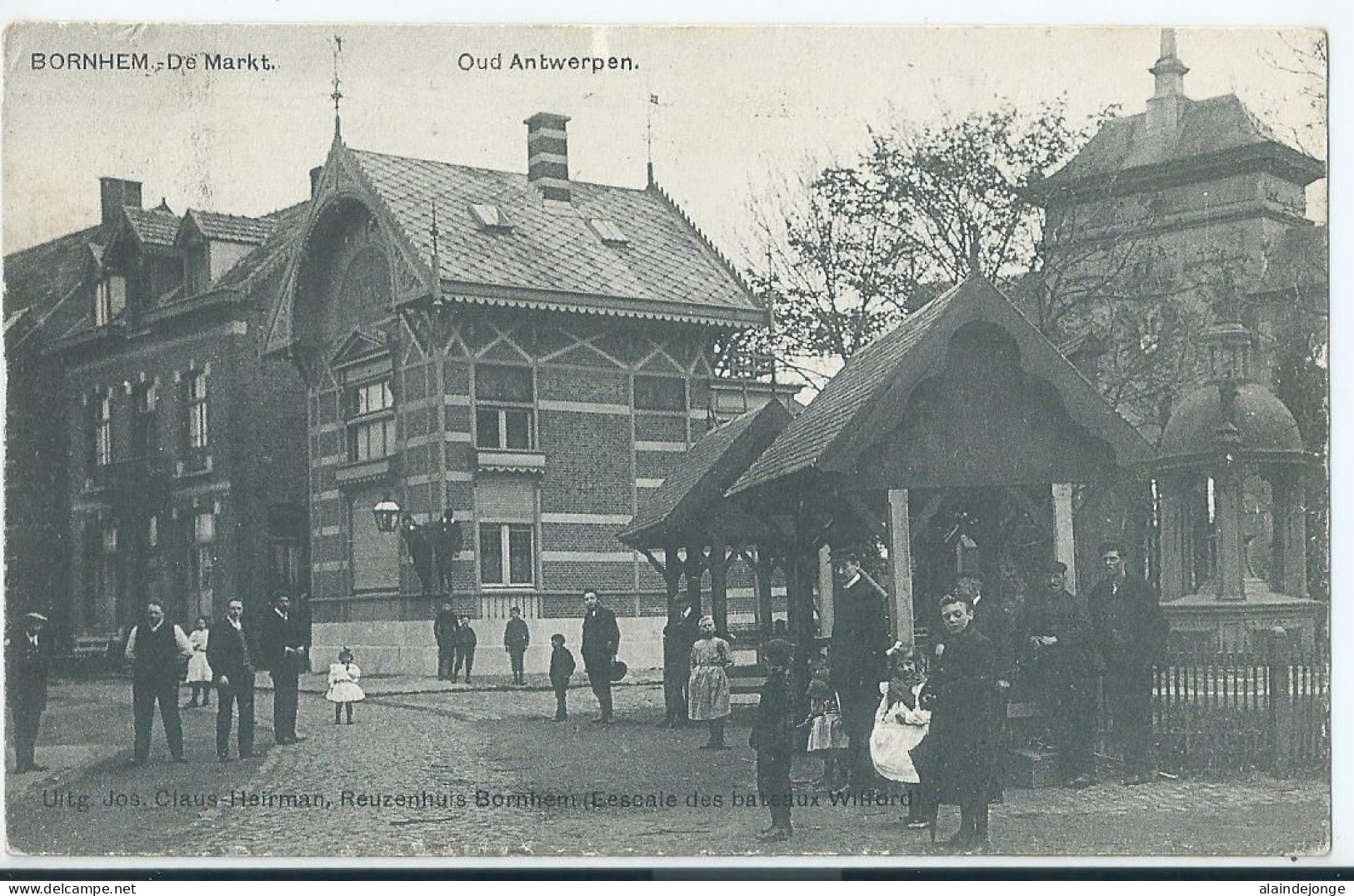 Bornem - Bornhem - Oud Antwerpen - De Markt - 1913 - Bornem