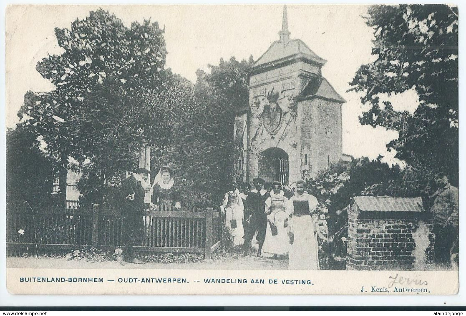 Bornem - Bornhem - Buitenland - Oudt Antwerpen - Wandeling Aan De Vesting - 1904 - Bornem