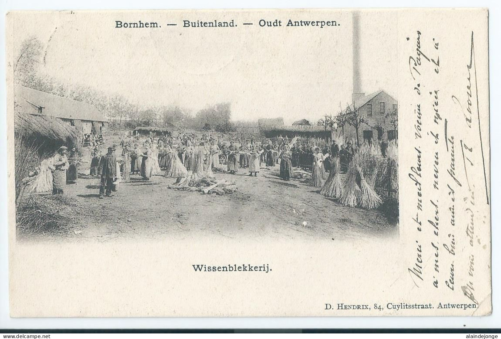Bornem - Bornhem - Buitenland - Wissenblekkerij - 1911 - Bornem