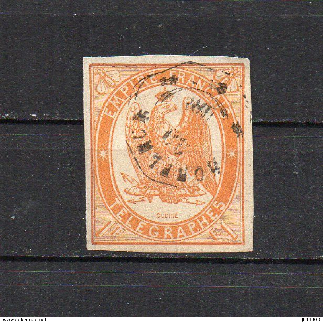 FRANCE - FR2024 - Timbre Télégraphe - 1868 - N° 3 - Oblitéré - Telegraaf-en Telefoonzegels