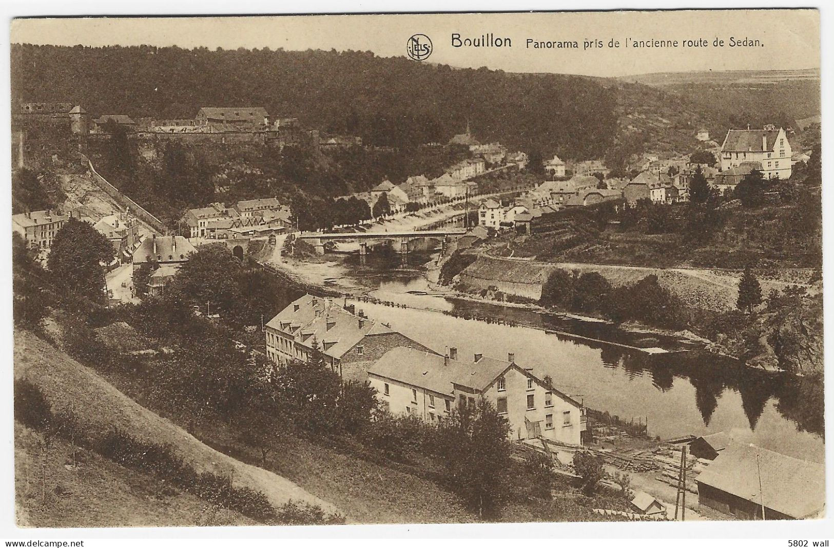 Bouillon : Panorama Pris De L'ancienne Route De Sedan - Bouillon