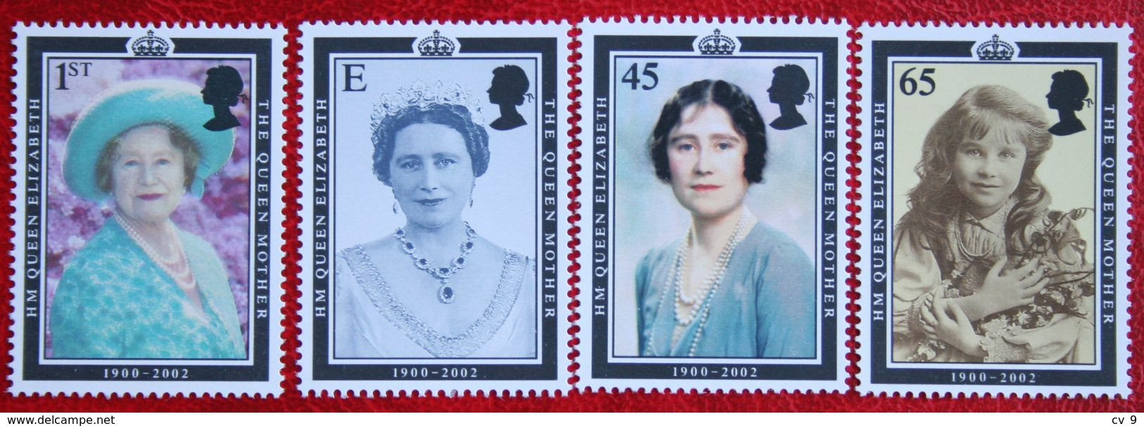 Death Of Queen Elizabeth Mother (Mi 2008-2011) 2002 POSTFRIS MNH ** ENGLAND GRANDE-BRETAGNE GB GREAT BRITAIN - Unused Stamps