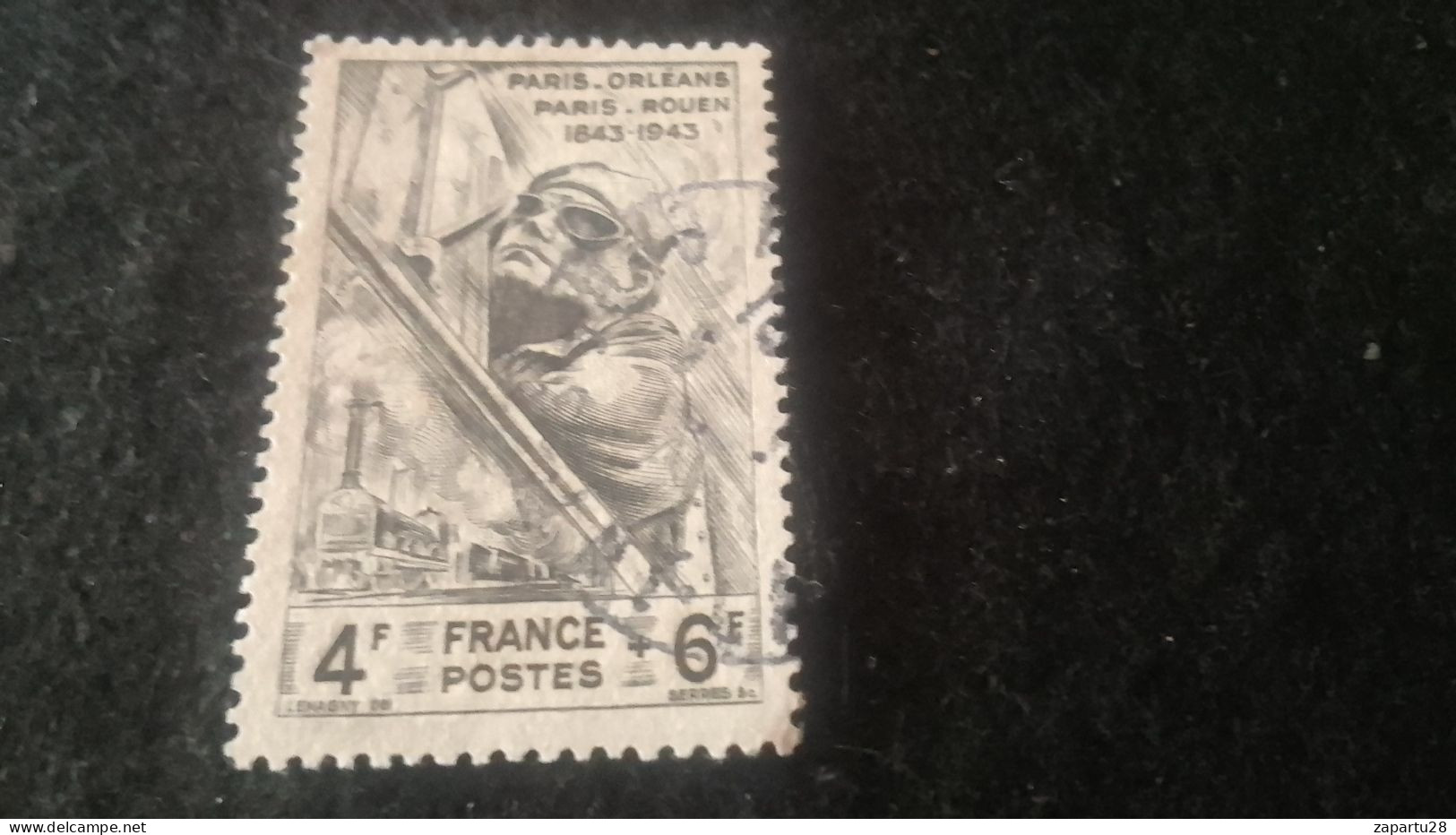 FRANSA- 1940-50       4+6   FR  DAMGALI - Used Stamps