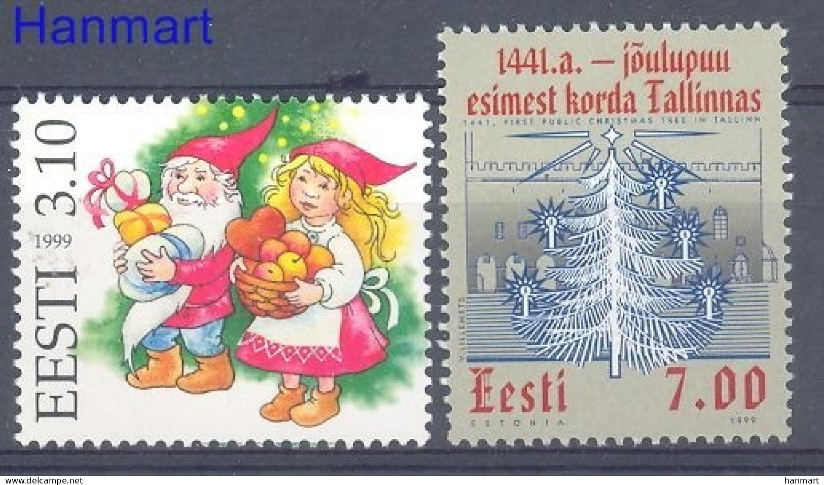 Estonia 1999 Mi 359-360 MNH  (ZE3 EST359-360) - Arbres
