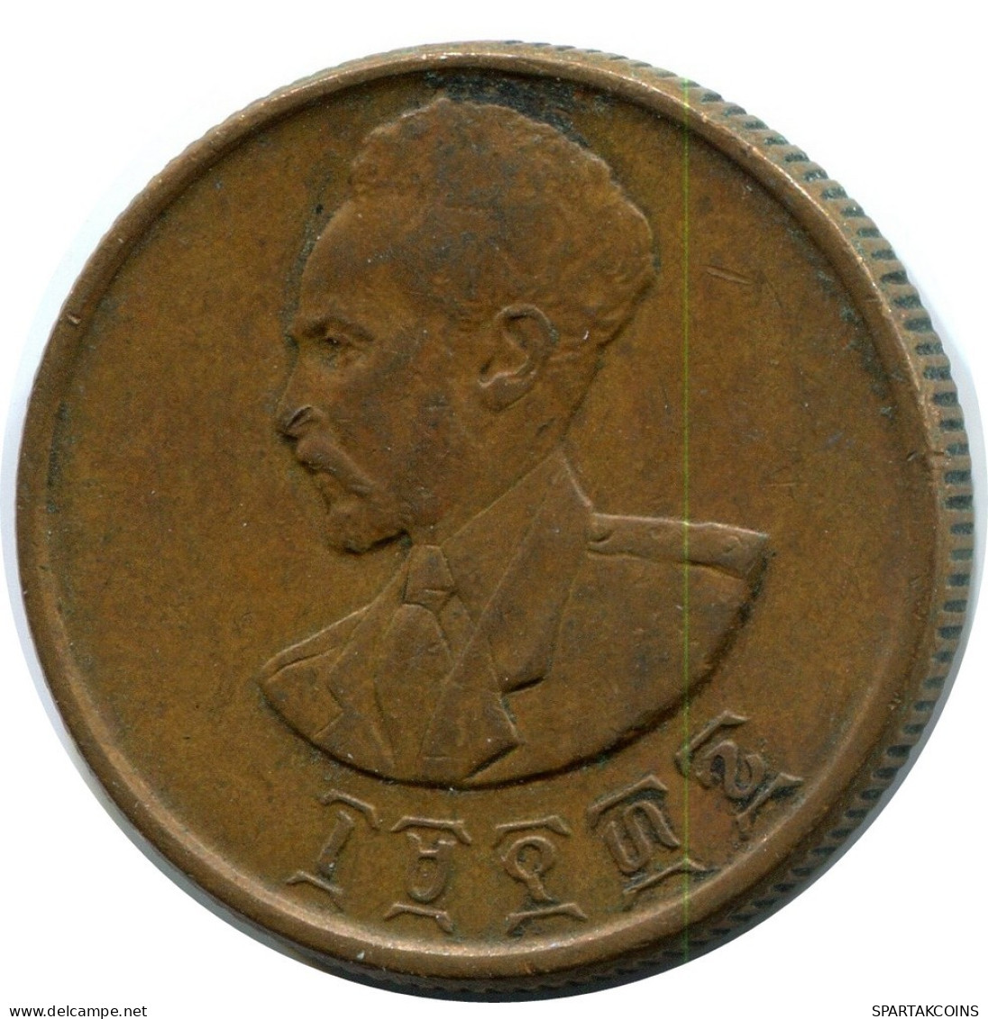 10 SANTEEM 1936-1944 ETHIOPIA Moneda #AX568.E.A - Ethiopie