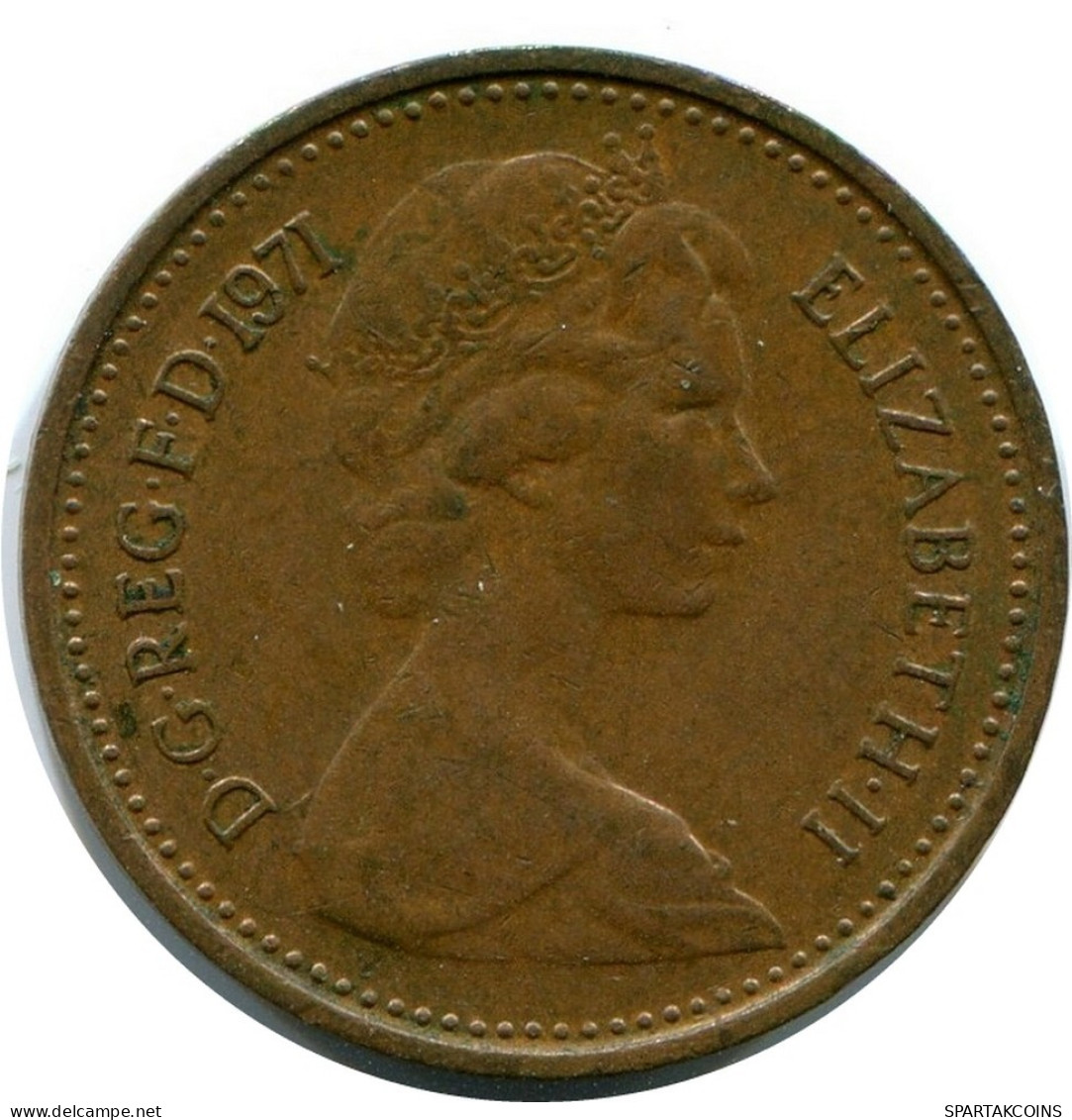 PENNY 1971 UK GBAN BRETAÑA GREAT BRITAIN Moneda #AX094.E.A - 1 Penny & 1 New Penny
