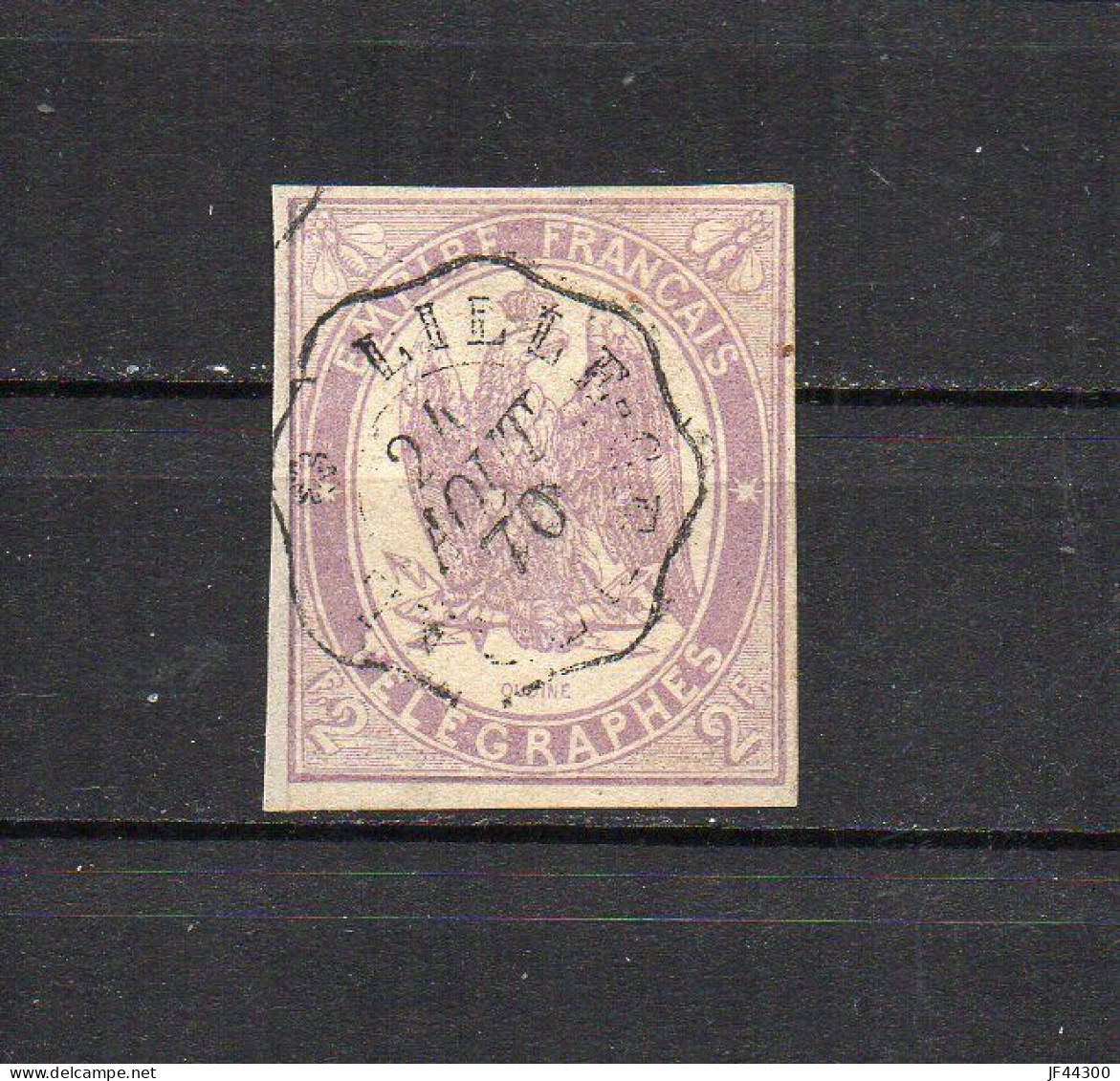 FRANCE - FR2025 - Timbre Télégraphe - 1868 - N° 4 - Oblitéré - Telegraph And Telephone