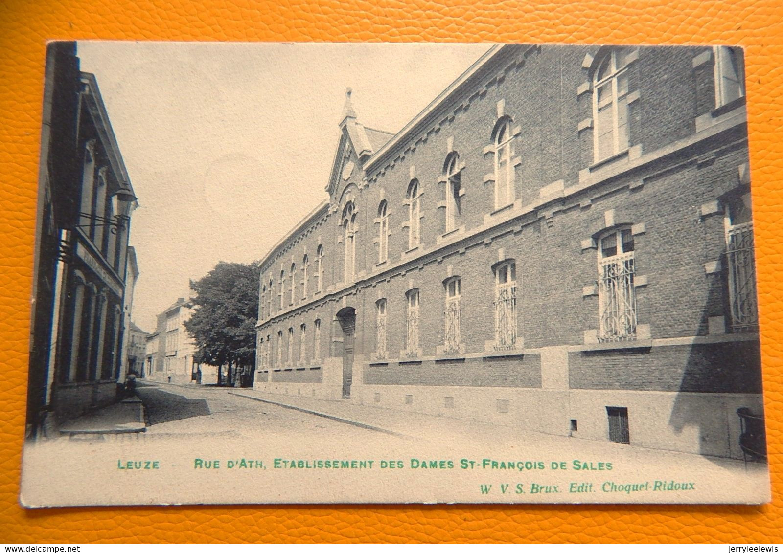 LEUZE -    Rue D'Ath, Etablissement Des Dames St-François De Sales   -  1907 - Leuze-en-Hainaut