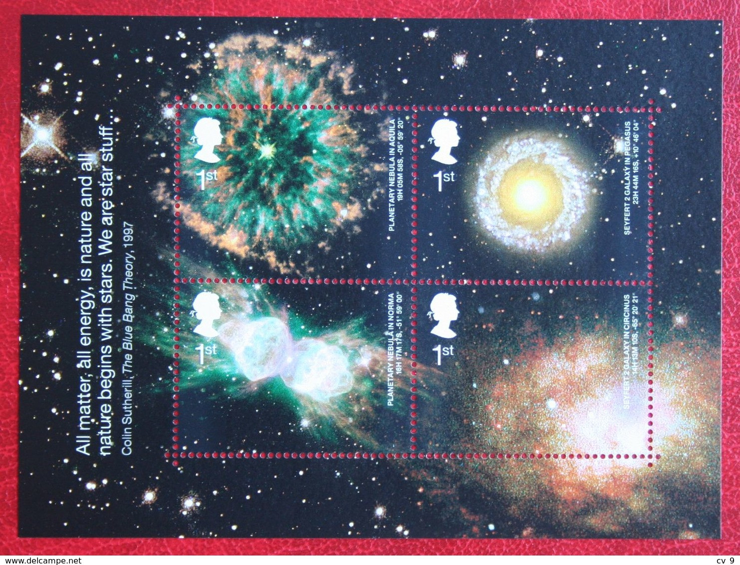 Astronomie Astronomy (Mi 2049-2052 Block 15) 2002 POSTFRIS MNH ** ENGLAND GRANDE-BRETAGNE GB GREAT BRITAIN - Unused Stamps