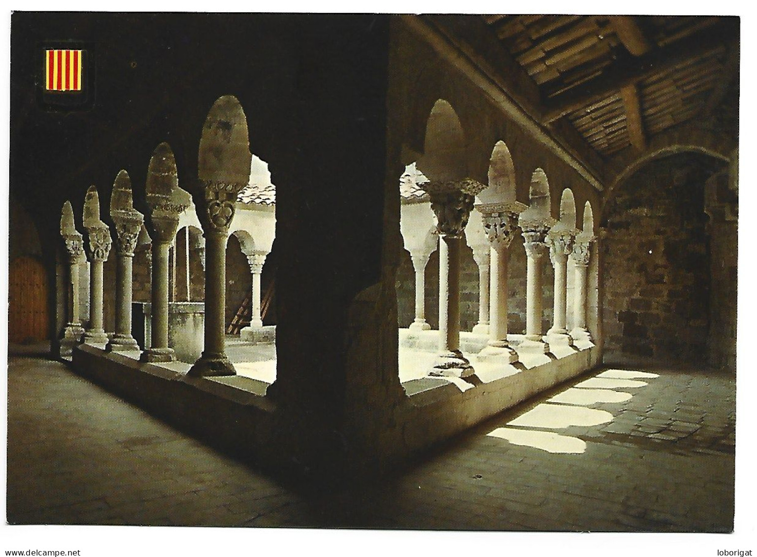 CLAUSTRE ROMANIC DEL SEGLE XI / ROMANESQUE CLOISTER OF THE XI CENTURY.- LLUSSÁ - BARCELONA.- ( CATALUNYA ) - Iglesias Y Catedrales