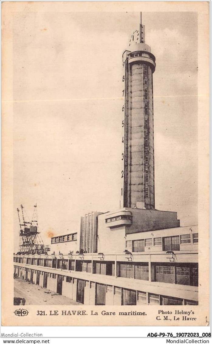 ADGP9-76-0764 - LE HAVRE - La Gare Maritine  - Gare