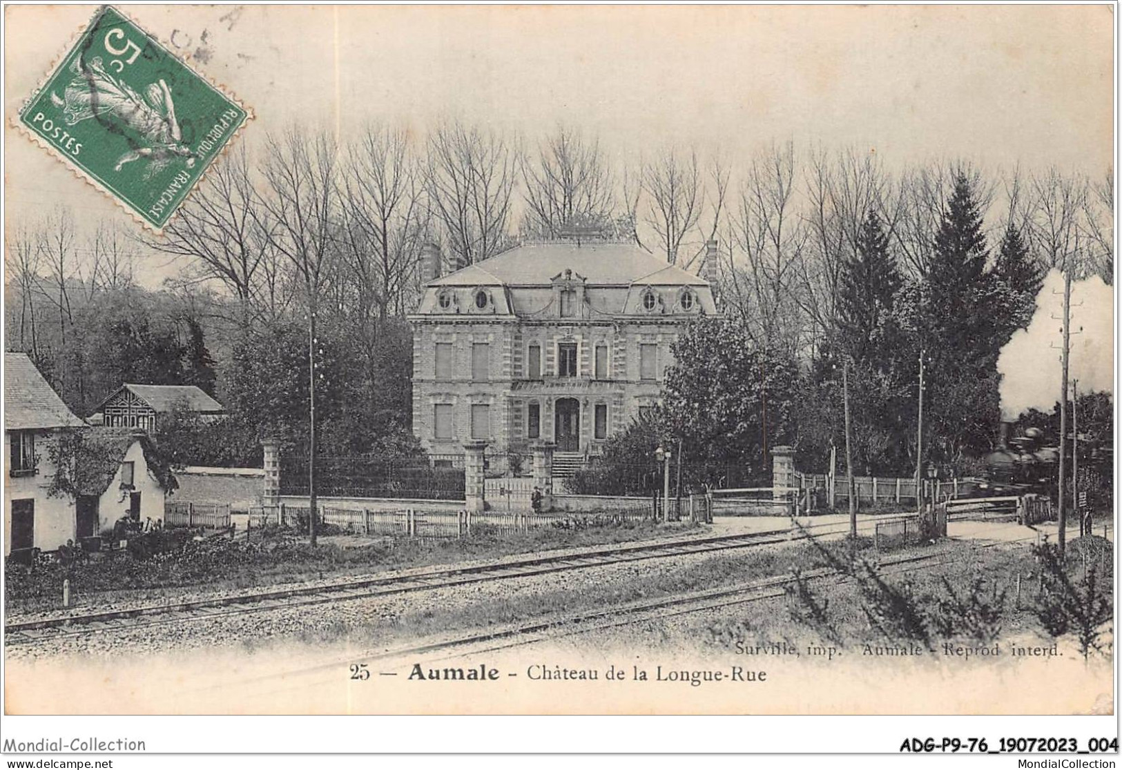 ADGP9-76-0762 - AUMALE - Château De La Longue-rue - Aumale