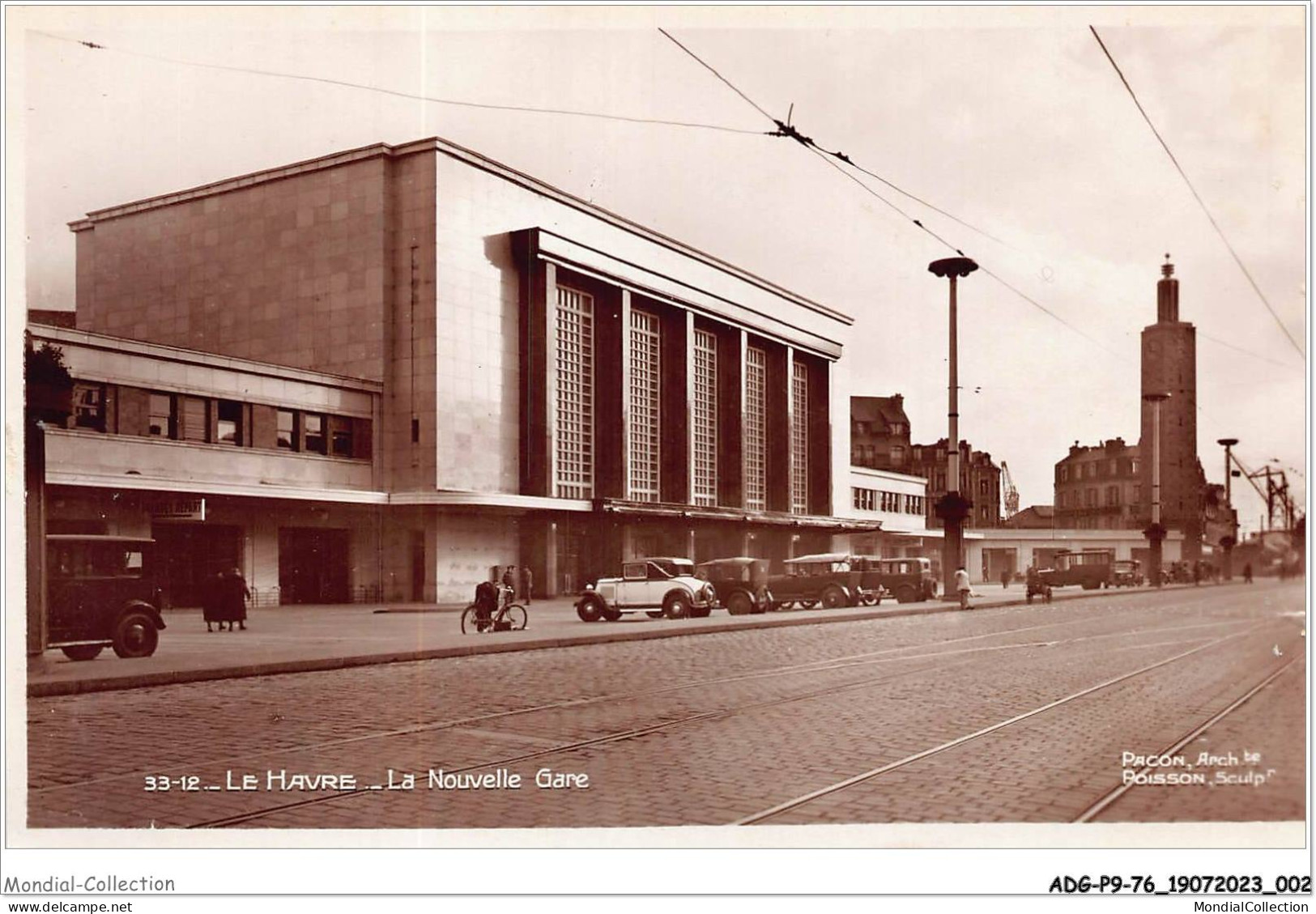 ADGP9-76-0761 - LE HAVRE - La Nouvelle Gare  - Station