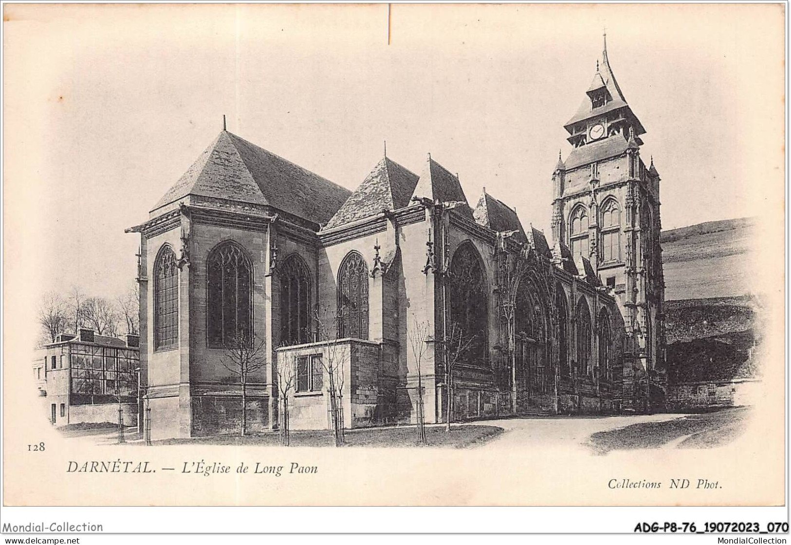 ADGP8-76-0675 - DARNETAL - L'église De Long Paon  - Darnétal