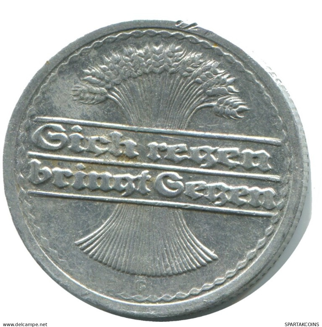 50 PFENNIG 1921 G ALLEMAGNE Pièce GERMANY #AD647.9.F.A - 50 Rentenpfennig & 50 Reichspfennig