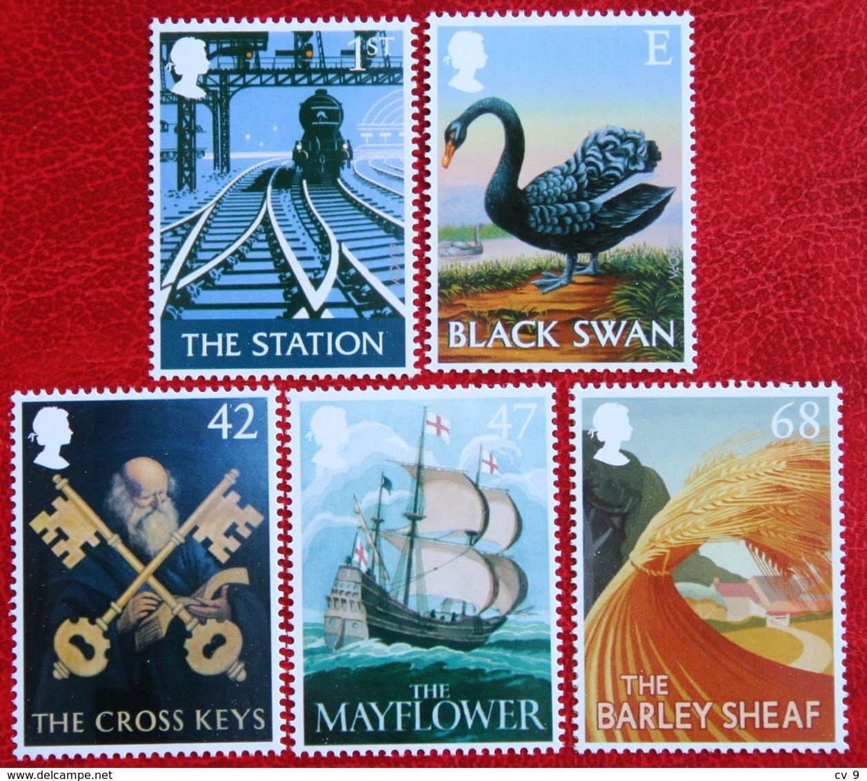 Inn Signs; Europe: Poster Art (Mi 2147-2151) 2003 POSTFRIS MNH ** ENGLAND GRANDE-BRETAGNE GB GREAT BRITAIN - Unused Stamps