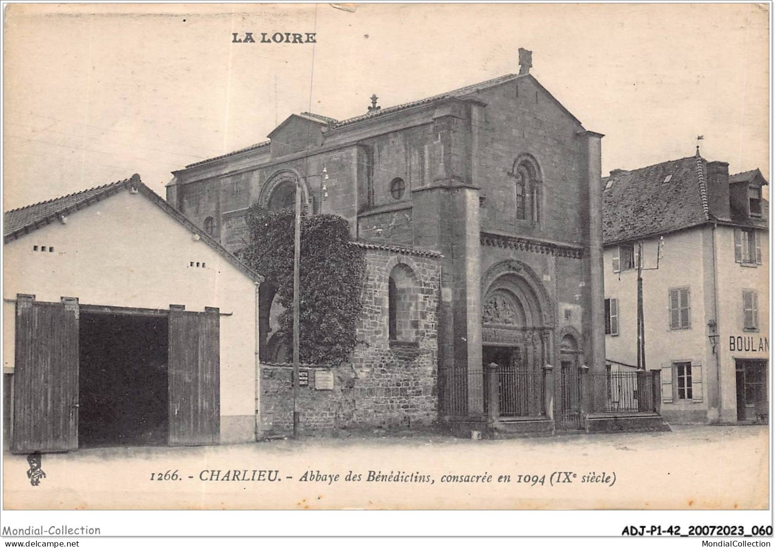 ADJP1-42-0031 - CHARLIEU - Abbaye Des Beneductins - Consacrée En 1094 - Charlieu