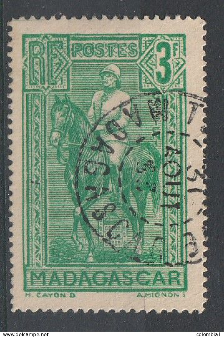 MADAGASCAR YT186 Oblitéré 31 Août 1933 - Oblitérés