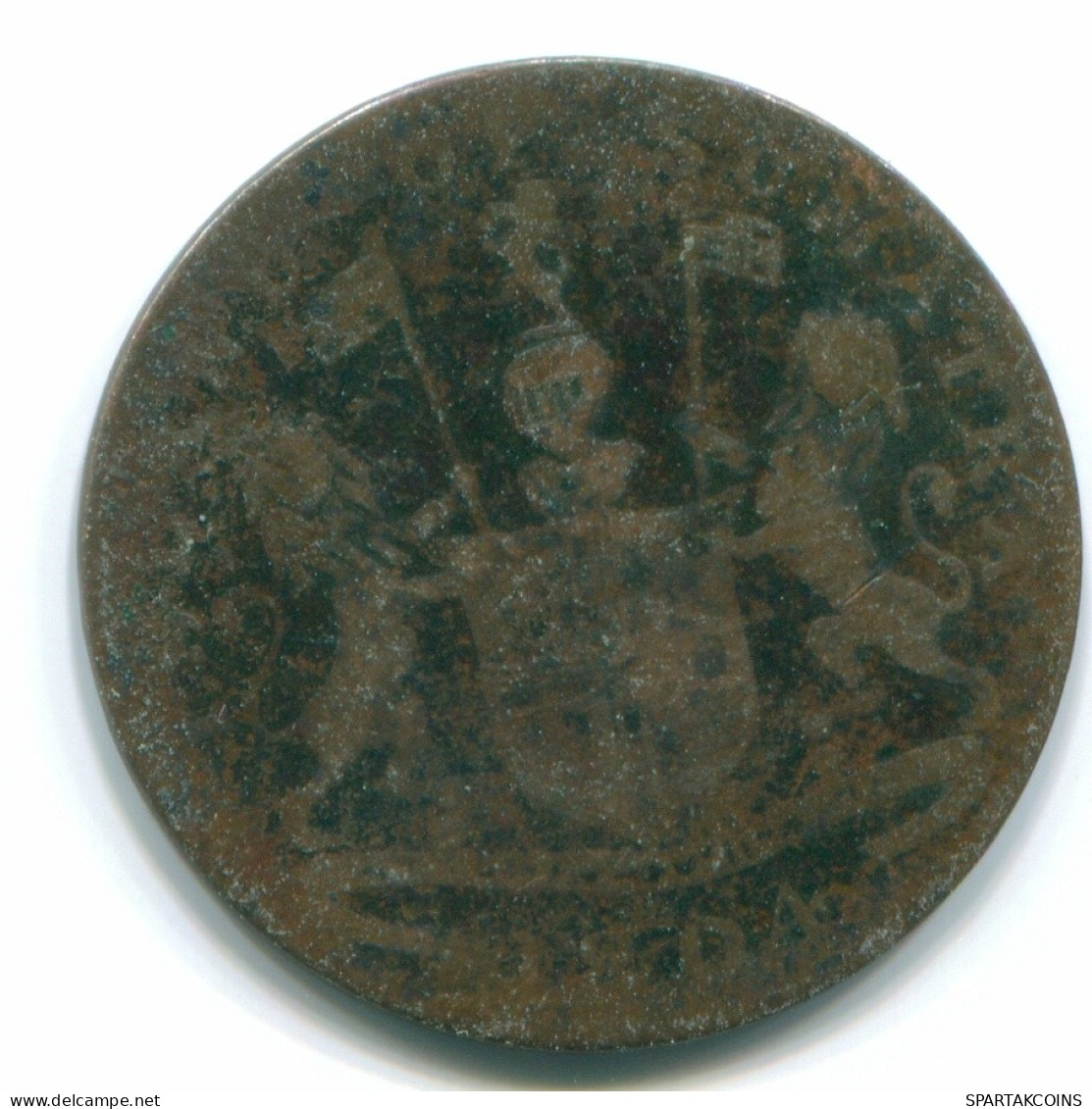 1 KEPING 1804 SUMATRA BRITISH EAST INDIES Copper Koloniale Münze #S11781.D.A - Inde