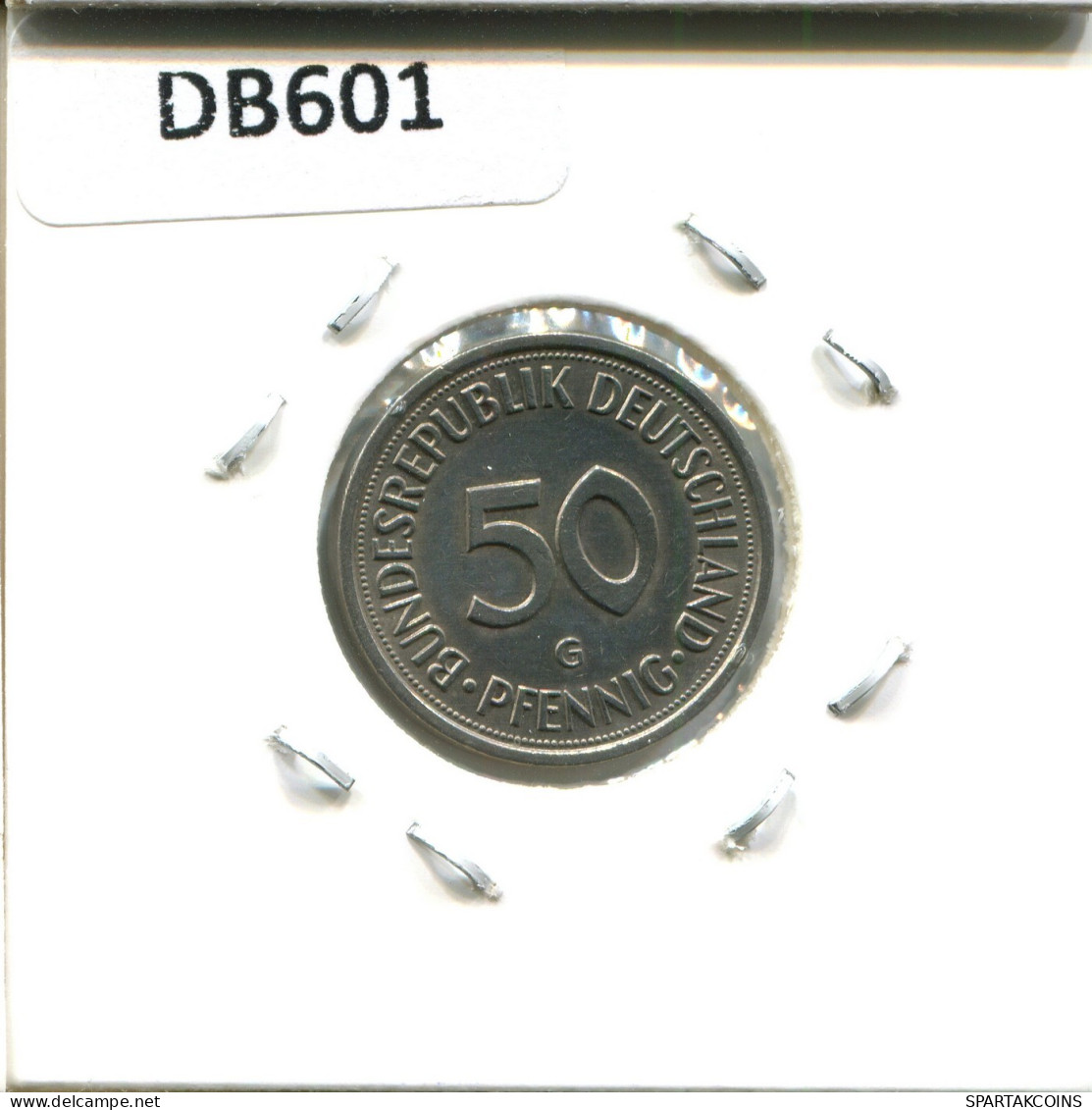 50 PFENNIG 1981 G BRD ALEMANIA Moneda GERMANY #DB601.E.A - 50 Pfennig
