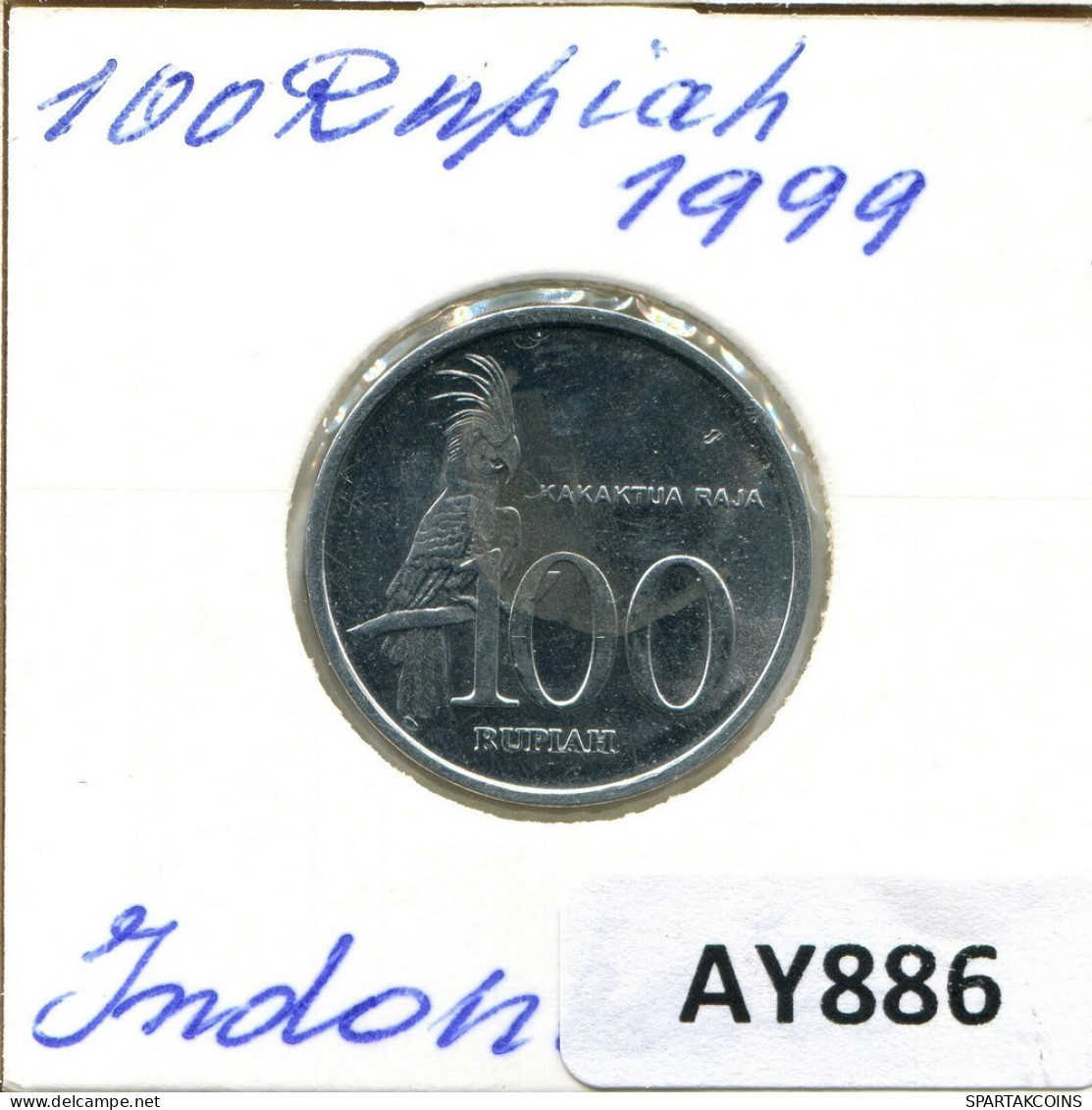 100 RUPIAH 1999 INDONESIA Coin #AY886.U.A - Indonesia