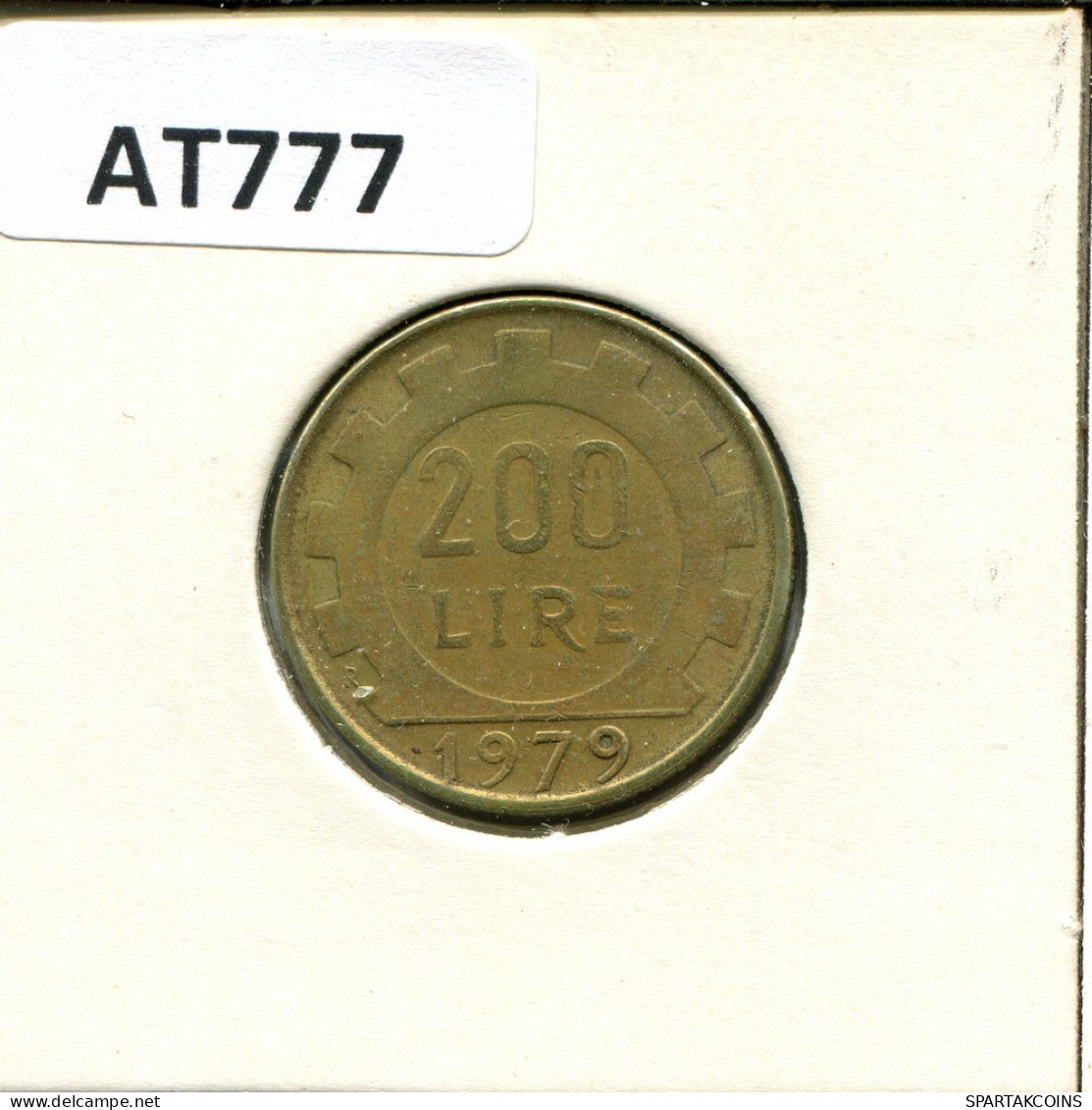 200 LIRE 1979 ITALY Coin #AT777.U.A - 200 Lire
