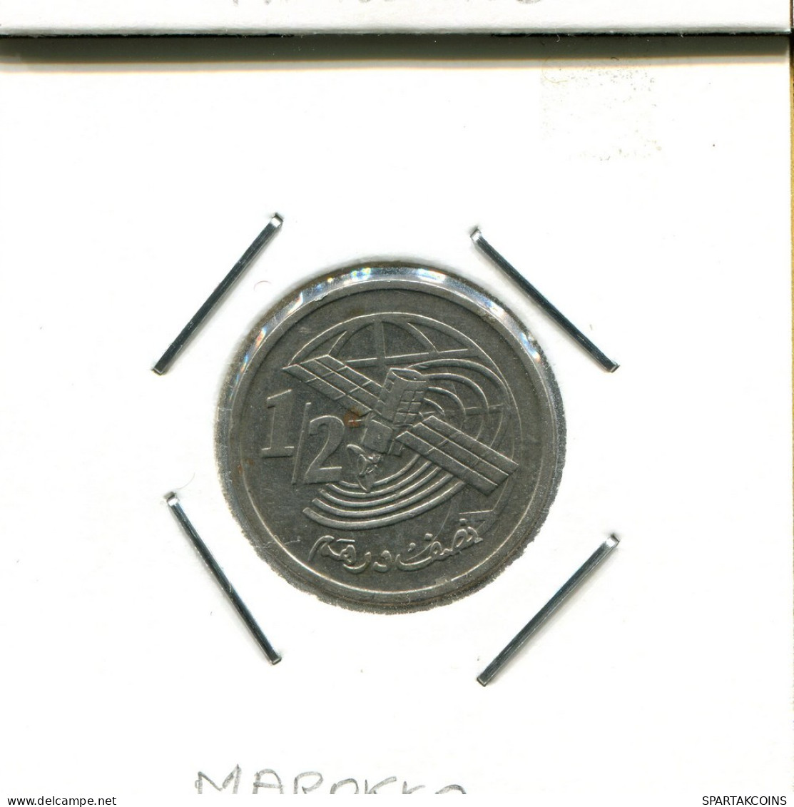 1/2 DIRHAM 2002 MARRUECOS MOROCCO Moneda #AS089.E.A - Marocco