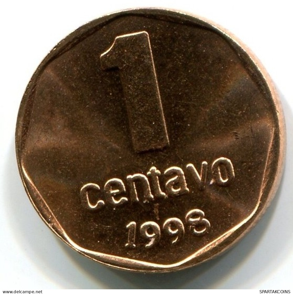 1 CENTAVO 1998 ARGENTINA Coin UNC #W10920.U.A - Argentina
