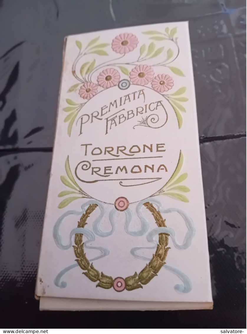 SCATOLA PUBBLICITARIA  TORRONE FINISSIMO  MENTA- DITTA CERNUSCHI LUIGI - MILANO PRIMO 900 - Chocolat