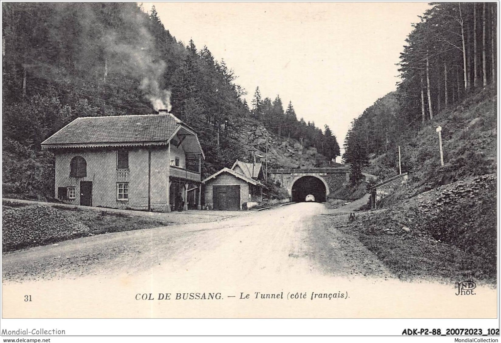 ADKP2-88-0140 - COL DE BUSSANG - Le Tunnel - Côté Français - Col De Bussang