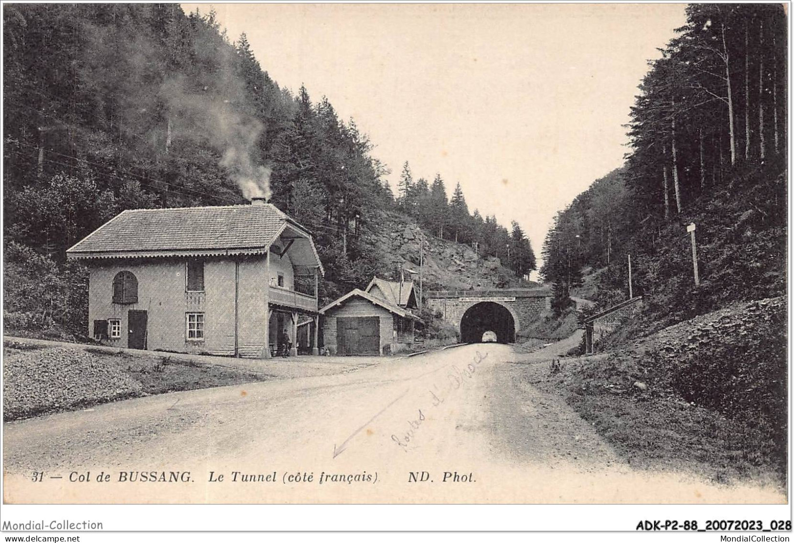 ADKP2-88-0103 - COL DE BUSSANG - Le Tunnel - Côté Français - Col De Bussang