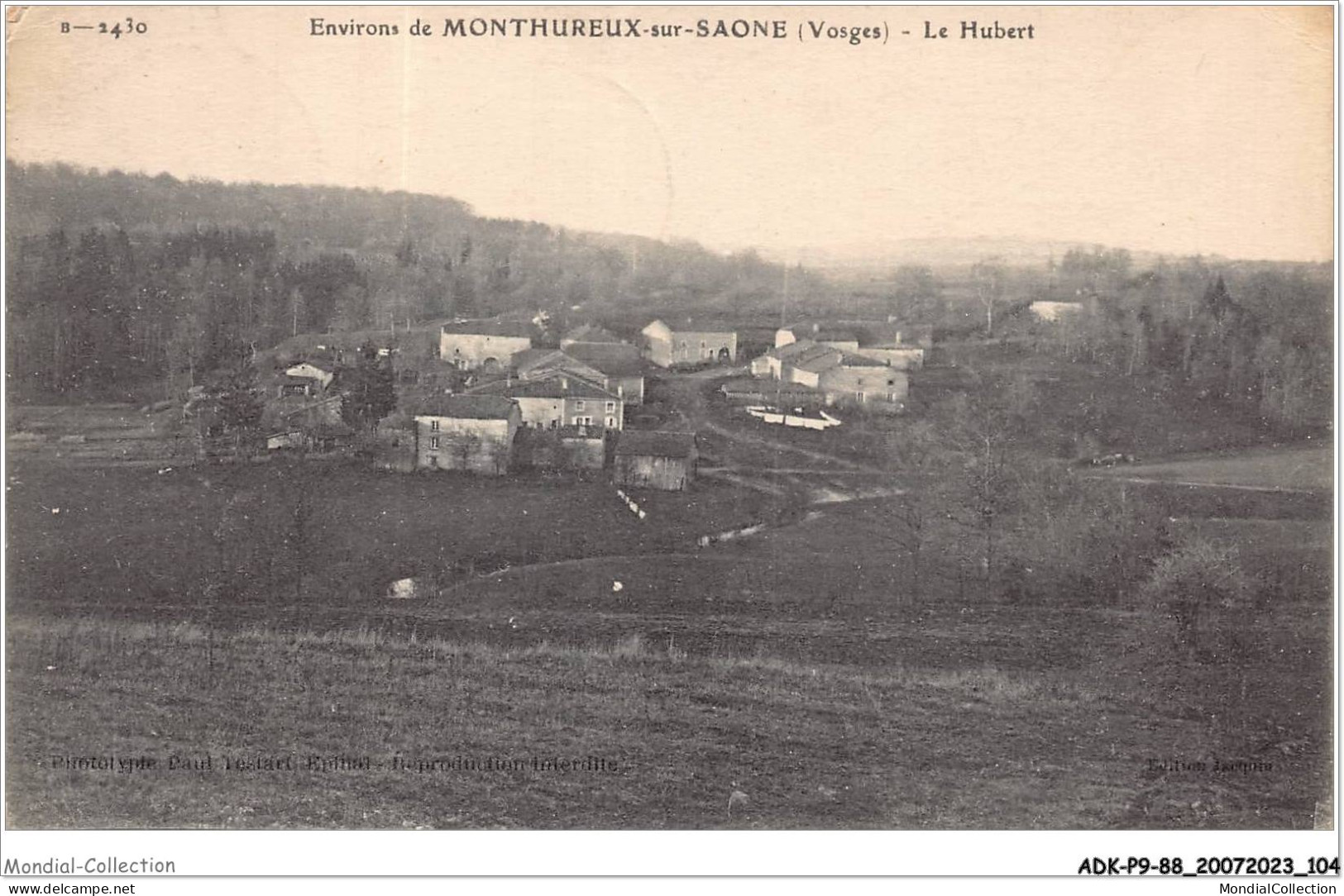 ADKP9-88-0775 - MONTHUREUX-SUR-SAONE - Le Hubert - Monthureux Sur Saone