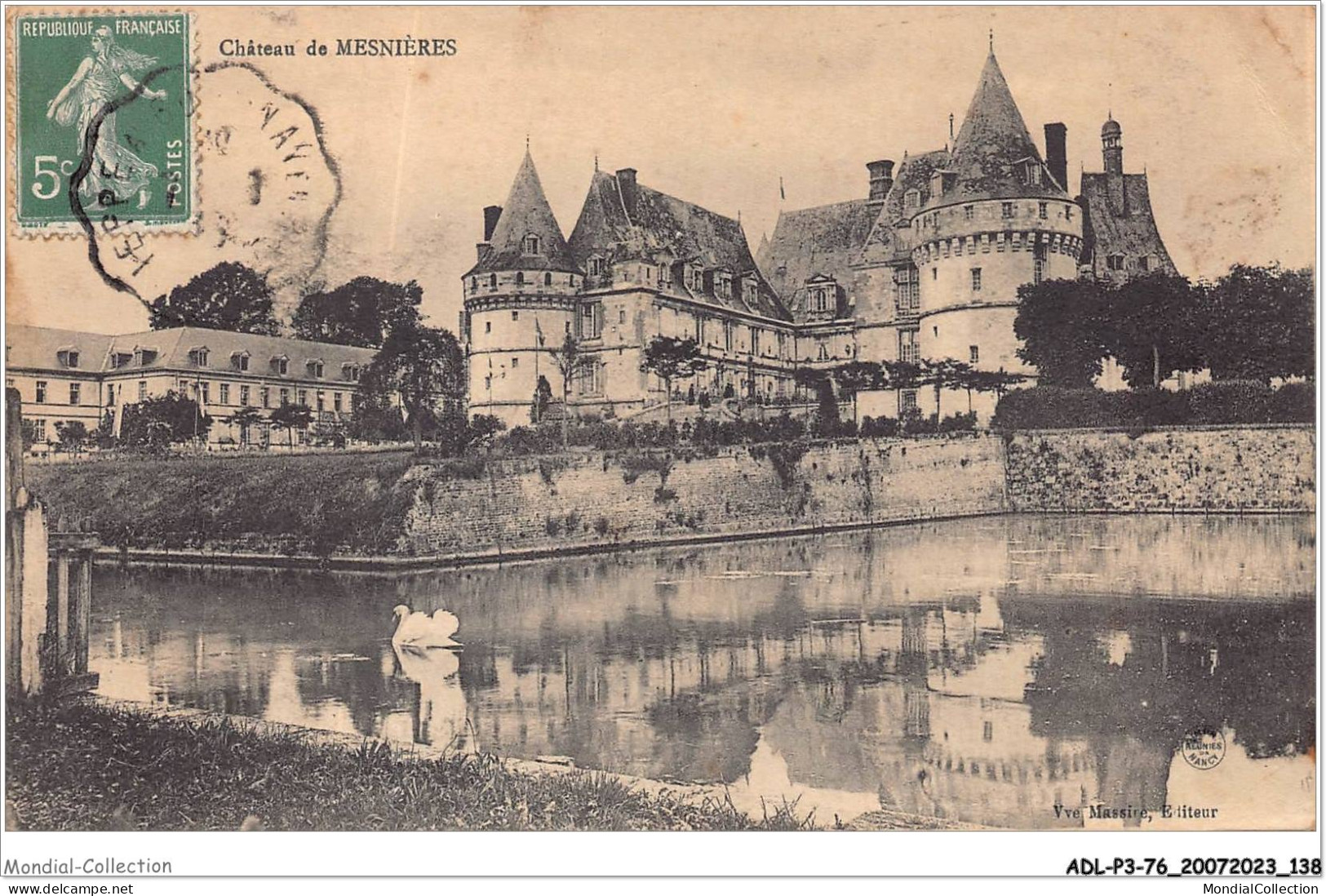 ADLP3-76-0262 - CHATEAU DE MESNIERES  - Mesnières-en-Bray