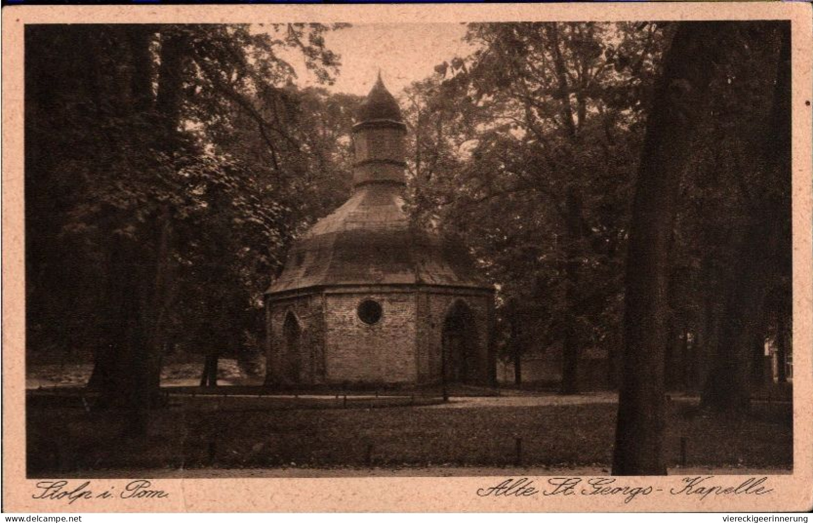 ! Alte Ansichtskarte Aus Stolp In Pommern, St. Georgs Kapelle - Pommern