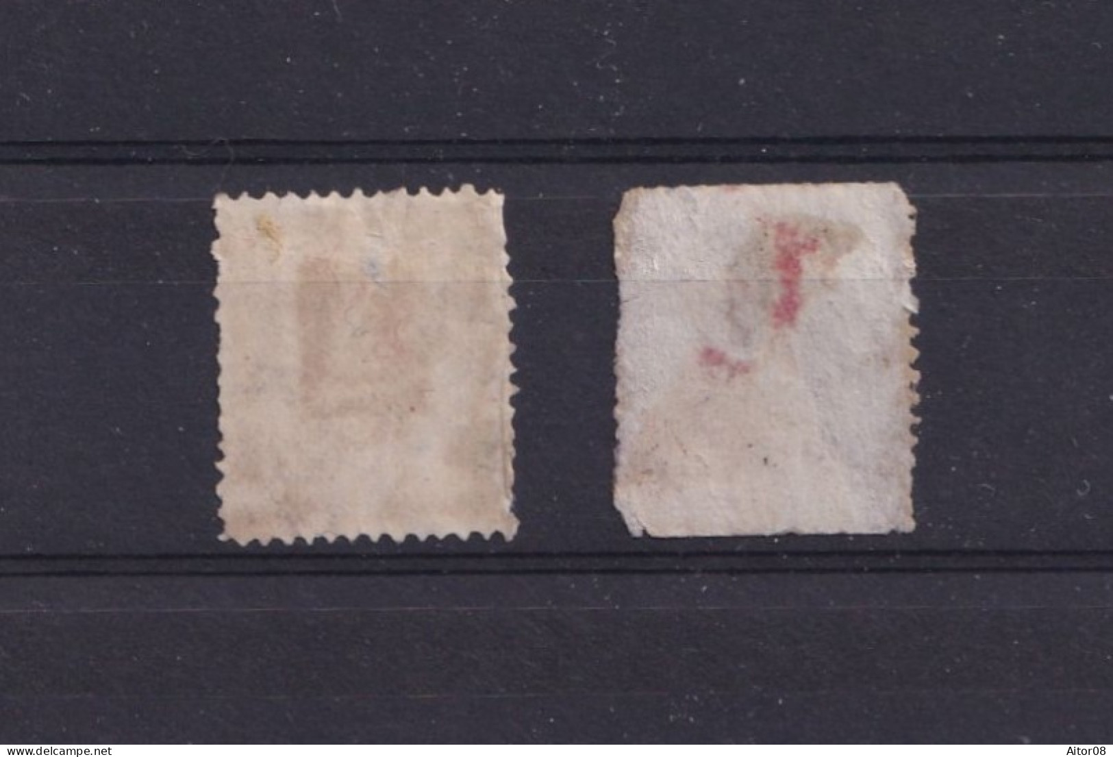 2 TIMBRES OBLITERES  DES ANNEES 1890. A VOIR DE PRES - Used Stamps