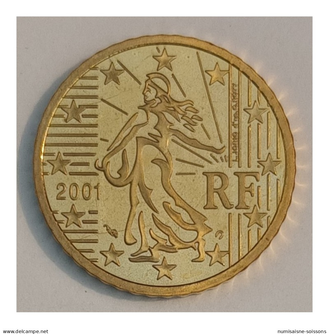 FRANCE - KM 1287 - 50 EURO CENT 2001 - SEMEUSE - BE - France