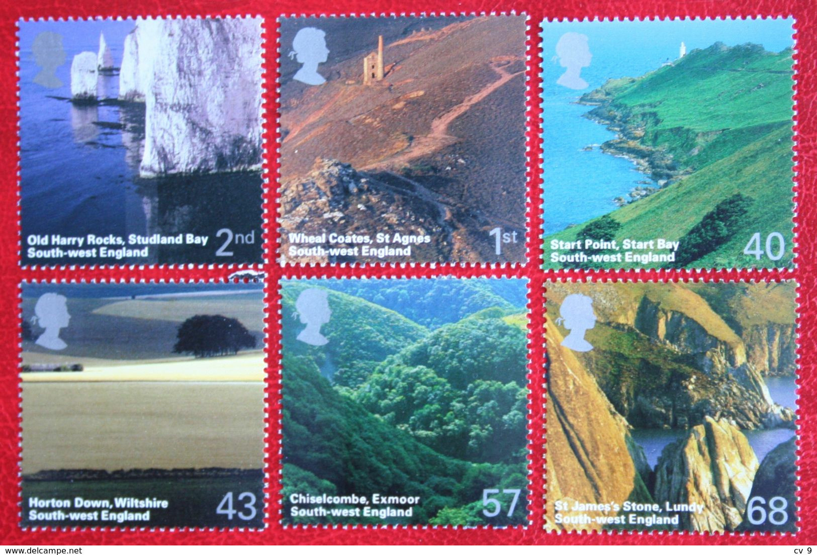 British Journey SW England Lanscapes (Mi 2274-2279) 2005 POSTFRIS MNH ** ENGLAND GRANDE-BRETAGNE GB GREAT BRITAIN - Unused Stamps