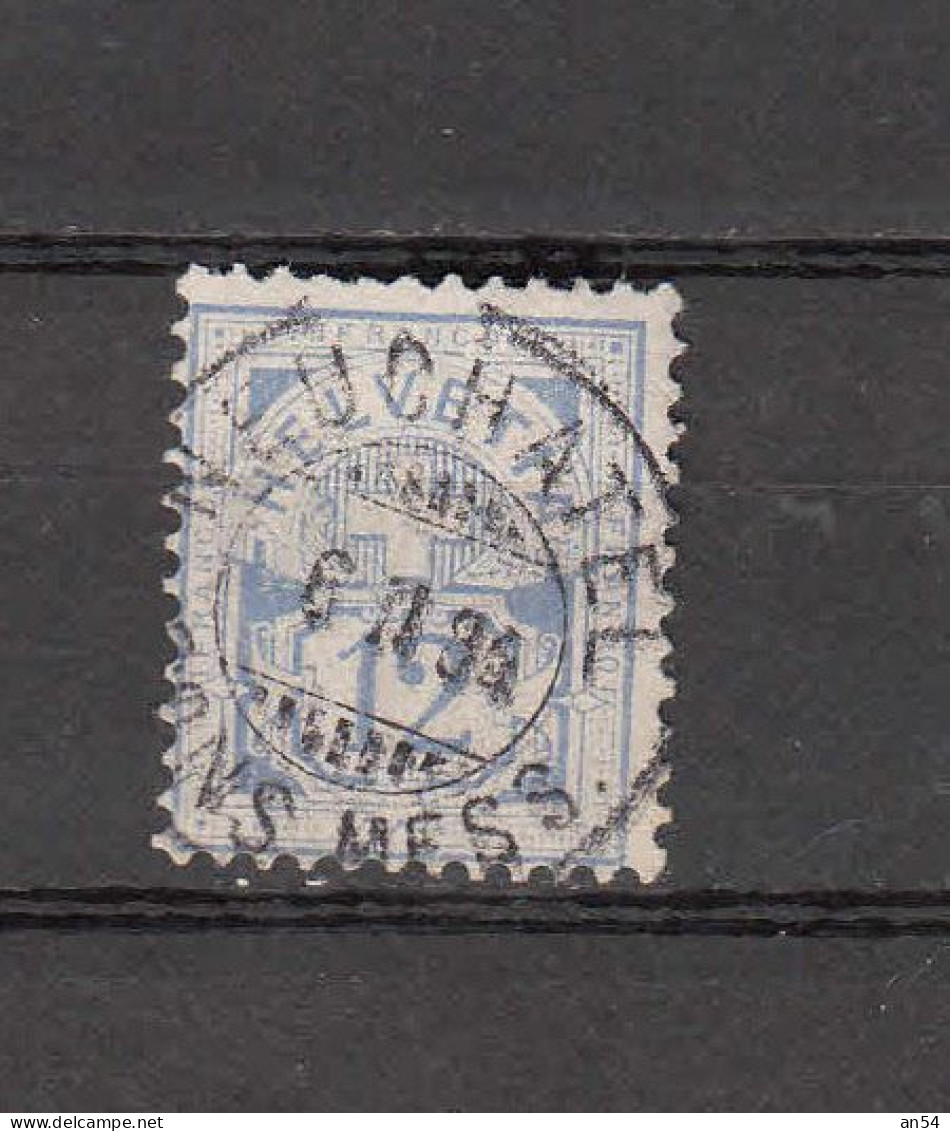 1894  N°  62Ba  OBLITERE     COTE  38.00       CATALOGUE SBK - Usados