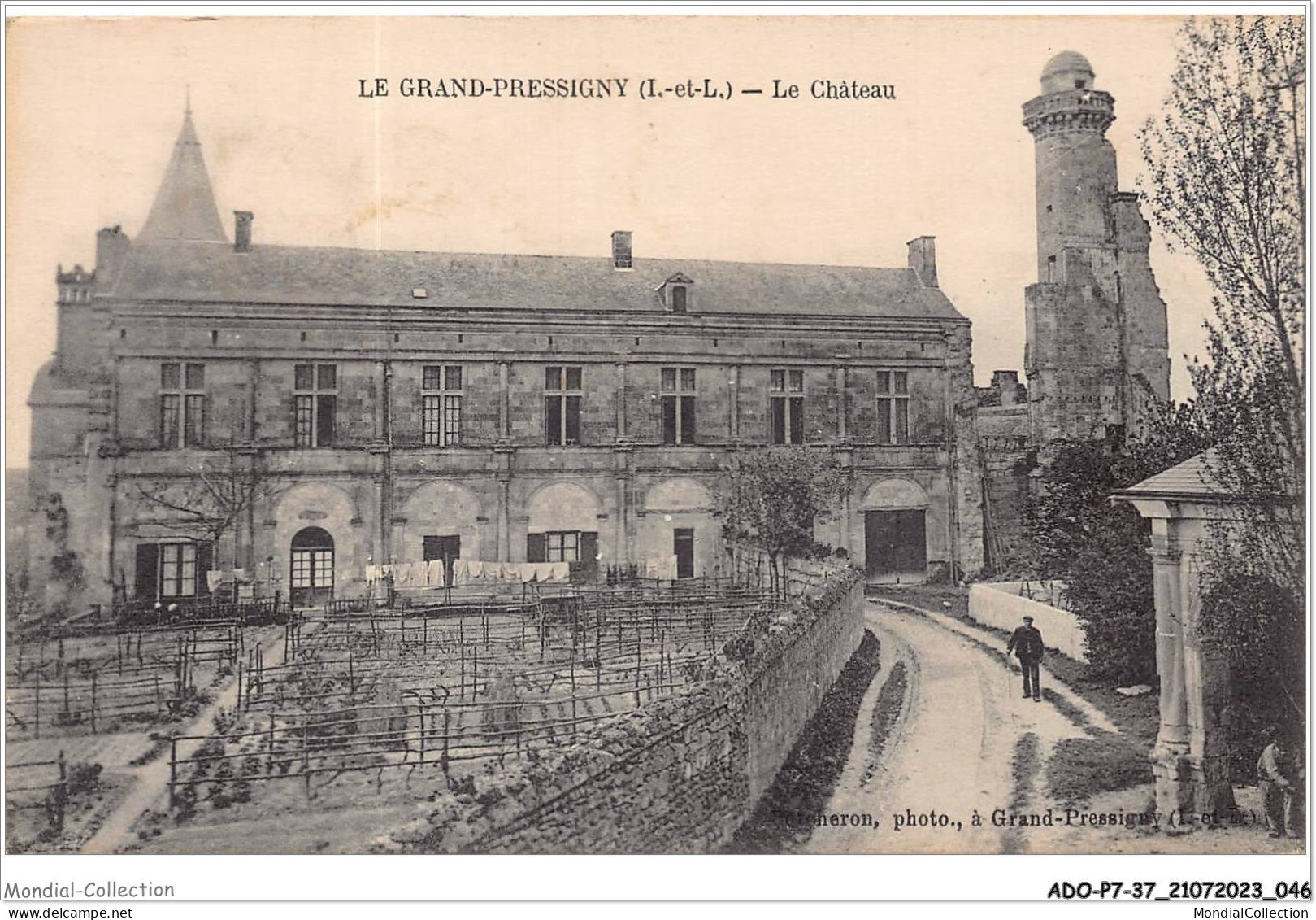 ADOP7-37-0623 - LE GRAND PRESSIGNY - Le Château  - Le Grand-Pressigny