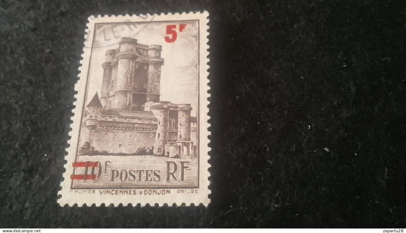FRANSA- 1930-50       10    FR  DAMGALI   SÜRSARJLI - Used Stamps