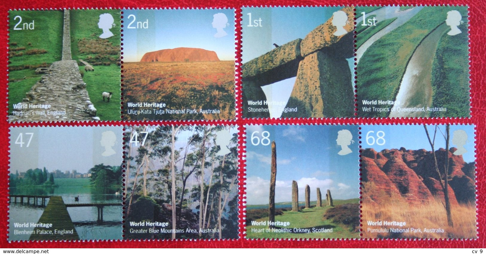 UNESCO WORLD HERITAGE (Mi 2300-2307) 2005 POSTFRIS MNH ** ENGLAND GRANDE-BRETAGNE GB GREAT BRITAIN - Neufs