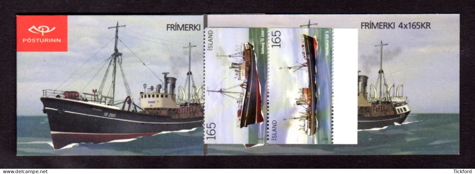 ISLANDE 2010 - Carnet Yvert C1196 - Facit H103 - Booklet - NEUF** MNH - Transports, Navires - Carnets