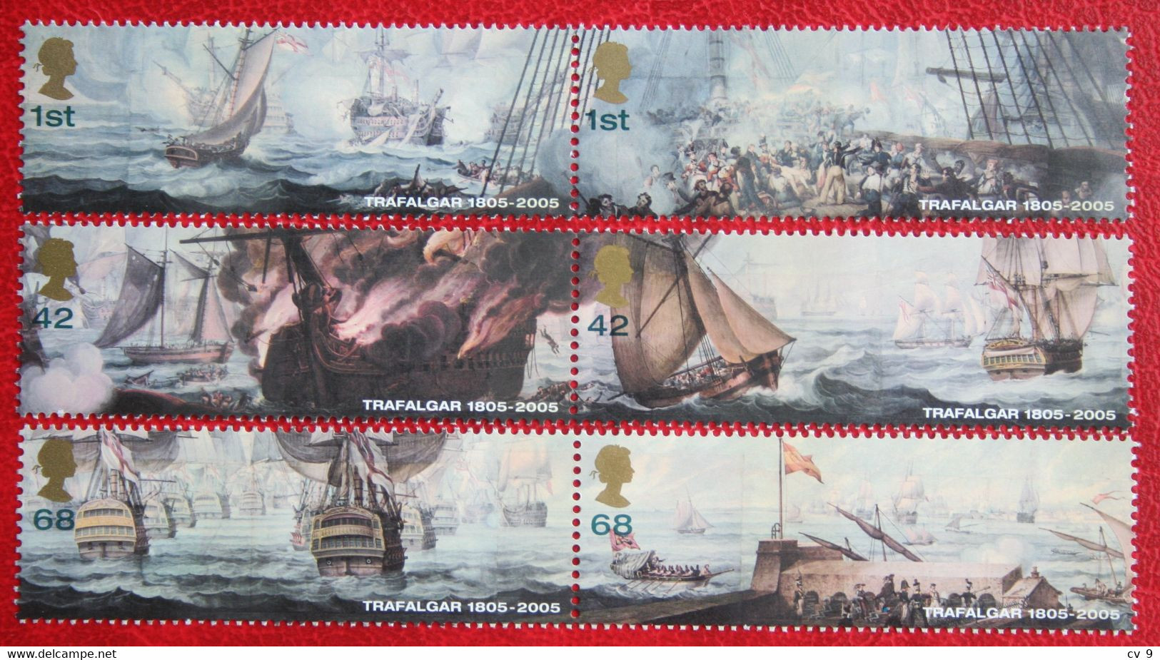 TRAFALGAR Ship Shiff Boat (Mi 2348-2353) 2005 POSTFRIS MNH ** ENGLAND GRANDE-BRETAGNE GB GREAT BRITAIN - Neufs