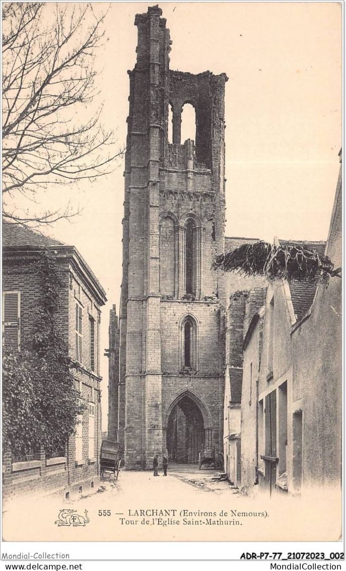 ADRP7-77-0586 - LARCHANT - Tour De L'église Saint-mathurin - Larchant