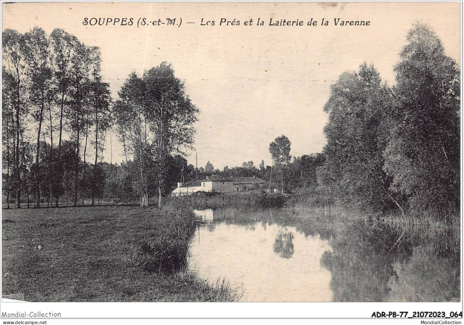 ADRP8-77-0711 - SOUPPES - Les Prés Et La Laiterie De La Varenne - Souppes Sur Loing