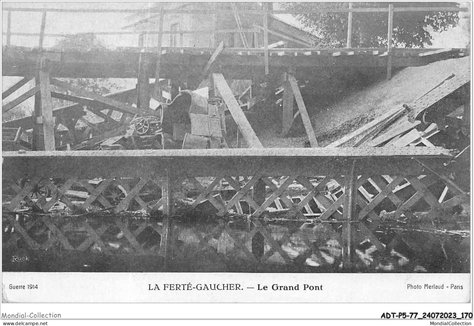 ADTP5-77-0454 - LA FERTE-GAUCHER - Le Grand Pont  - La Ferte Gaucher